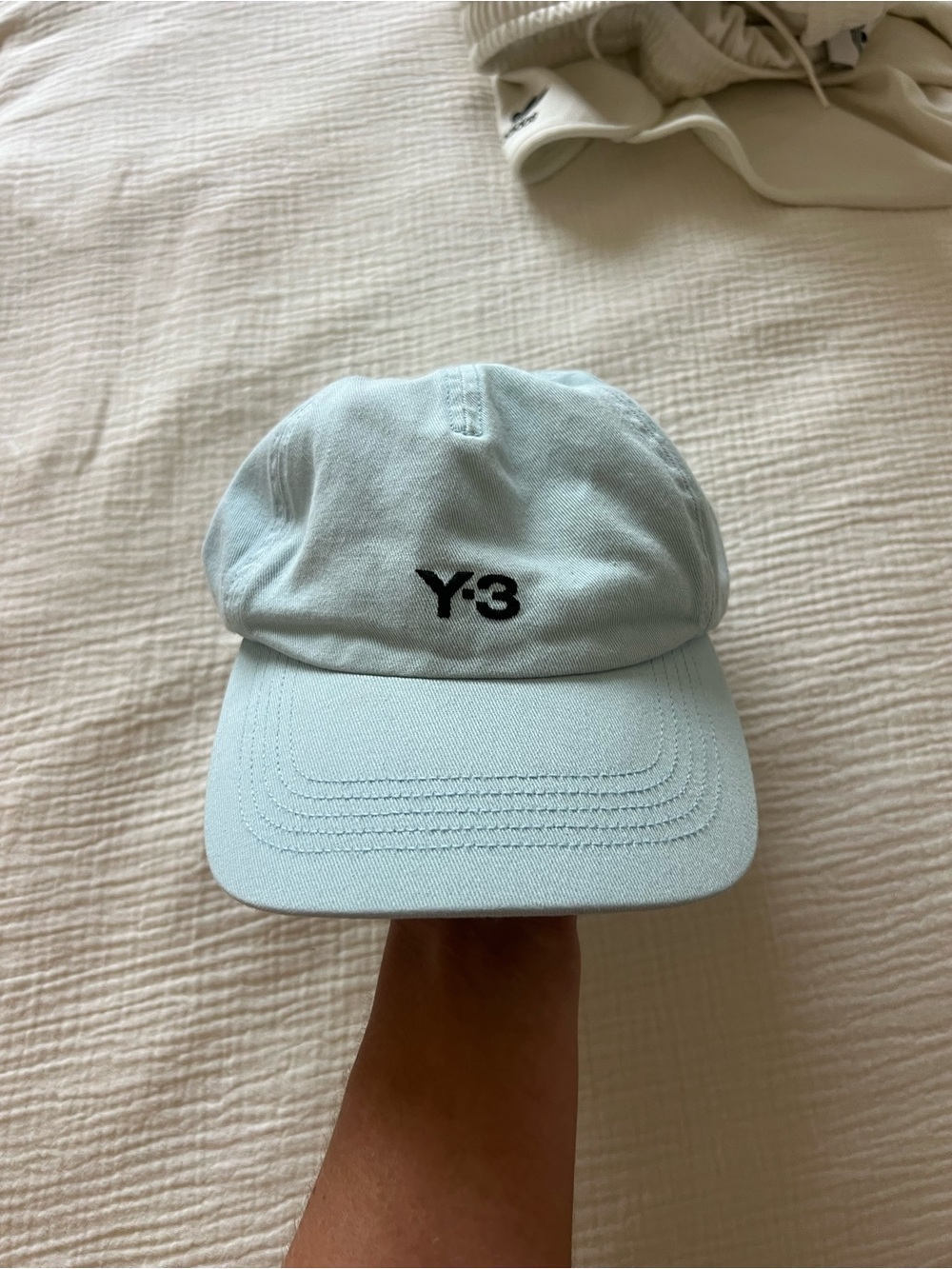 Y-3 Light Blue Logo Cap
